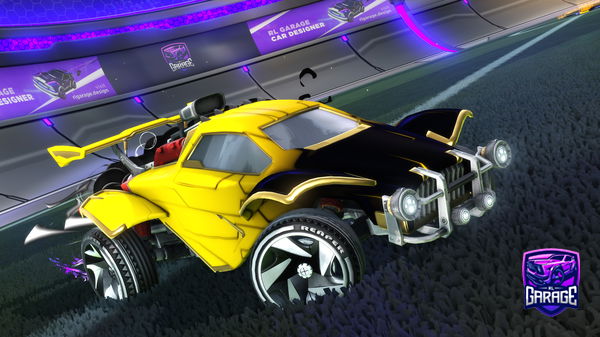 A Rocket League car design from Staticklips