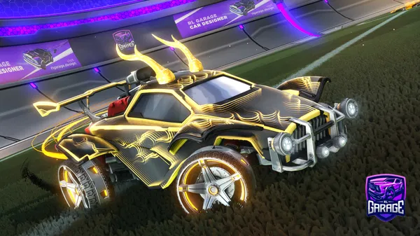 A Rocket League car design from Kugelmagnet69