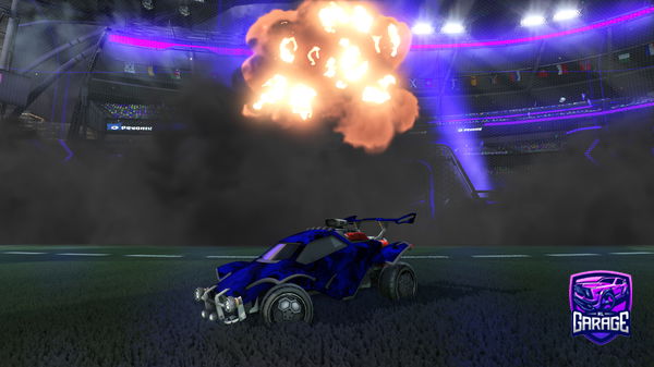 A Rocket League car design from B1GD0MM0