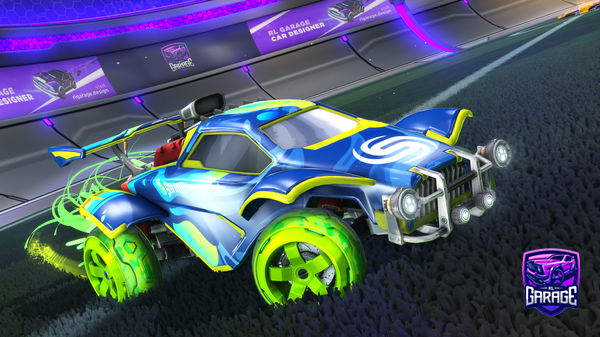 A Rocket League car design from skittles042008