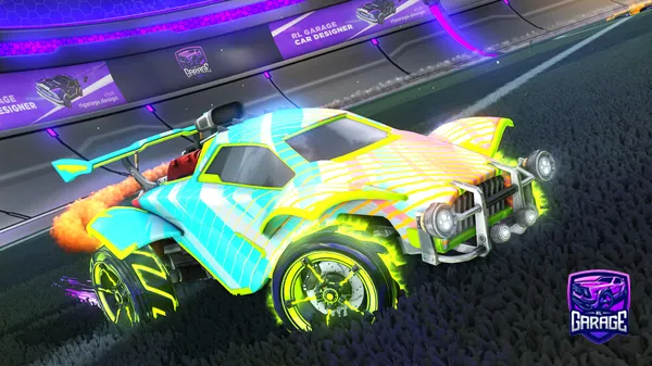 A Rocket League car design from Lightninstriker_