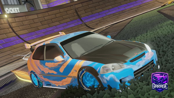 A Rocket League car design from KAOS_Cobra