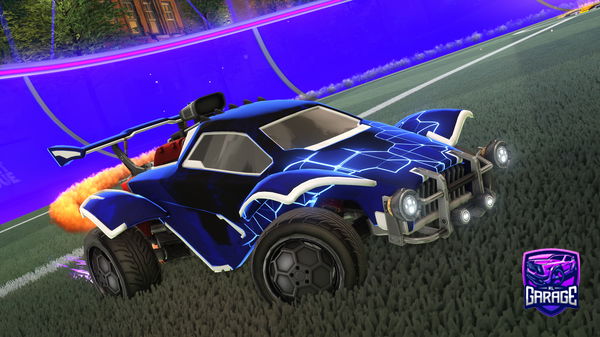 A Rocket League car design from futlfc