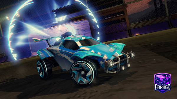 A Rocket League car design from Kirby_is_best