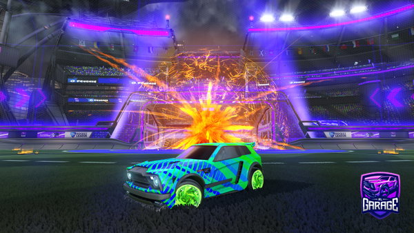 A Rocket League car design from ShadowMike3