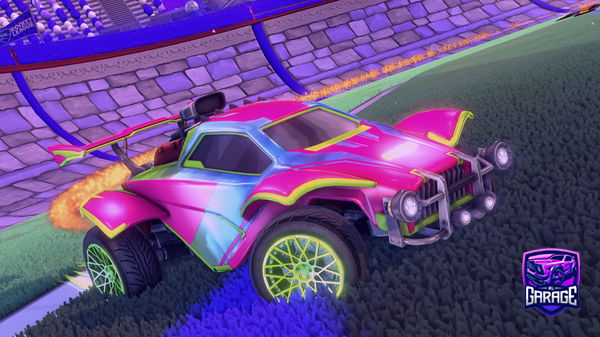 A Rocket League car design from vxairz