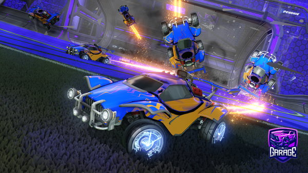 A Rocket League car design from MrDuck7658