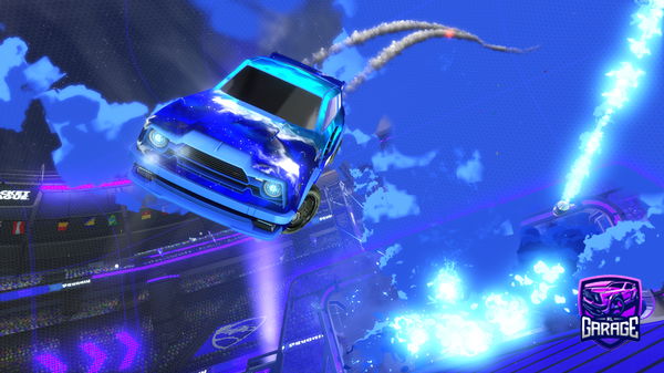 A Rocket League car design from Gumdrop_Water