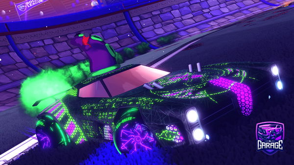 A Rocket League car design from abspielen