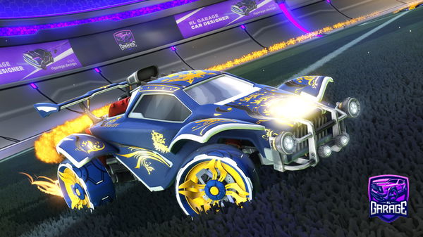 A Rocket League car design from FaDedObaY