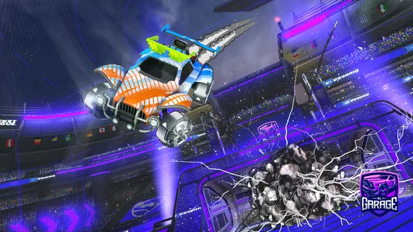 A Rocket League car design from Shooteo2313