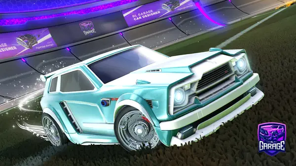 A Rocket League car design from xipp