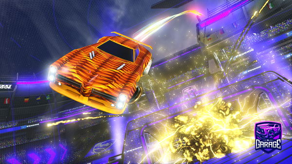 A Rocket League car design from maddoxks