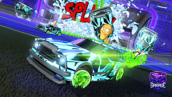 A Rocket League car design from RayLuCa