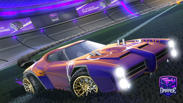 A Rocket League car design from DrippyZilla