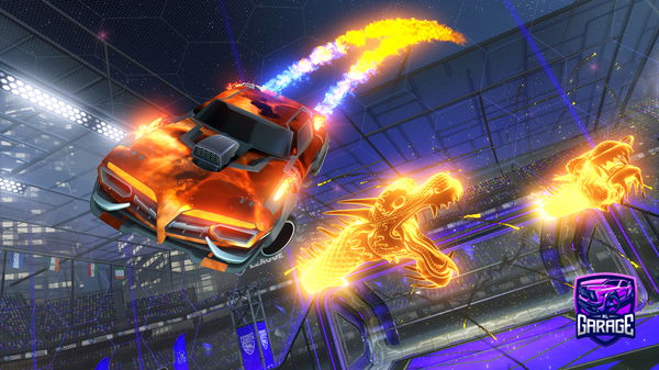 A Rocket League car design from chickennugget321