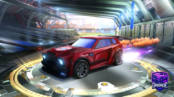 A Rocket League car design from stn501