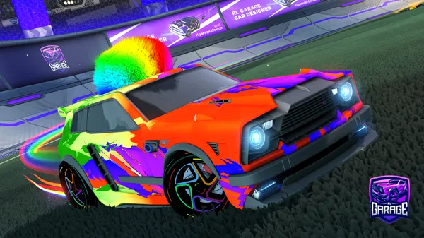 A Rocket League car design from chocogamer29