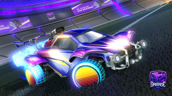 A Rocket League car design from Lithic_Sparkz_
