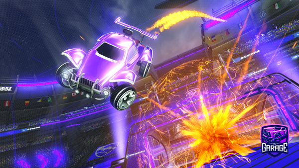 A Rocket League car design from R4ZZERX4