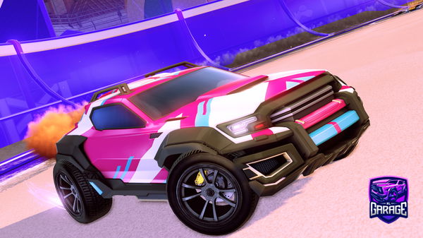 A Rocket League car design from ItsRuflls