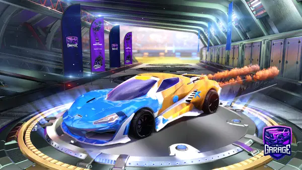 A Rocket League car design from Datsaintsfan