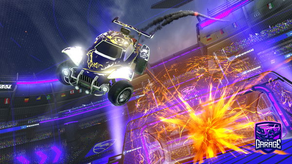 A Rocket League car design from TTVAsherLB1011