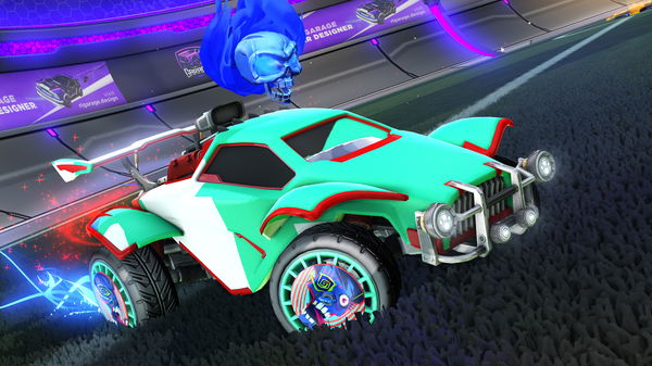 A Rocket League car design from PowerfulFlea441