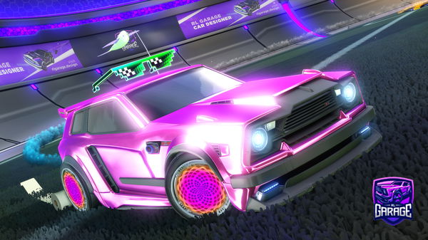 A Rocket League car design from Triangle_2022