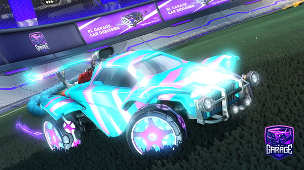 A Rocket League car design from 2boi