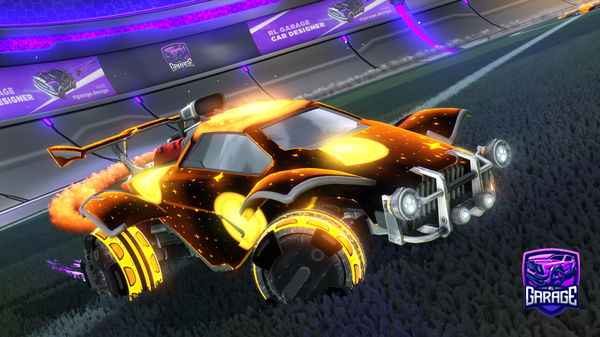 A Rocket League car design from Dominik5230