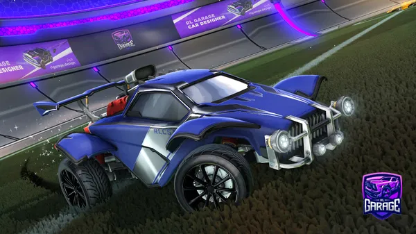 A Rocket League car design from Blackboostneededx