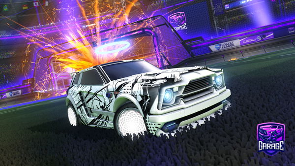 A Rocket League car design from MyDirtyGamertag