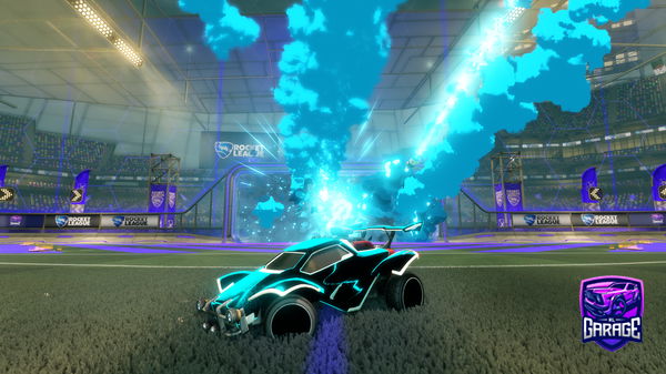 A Rocket League car design from prong