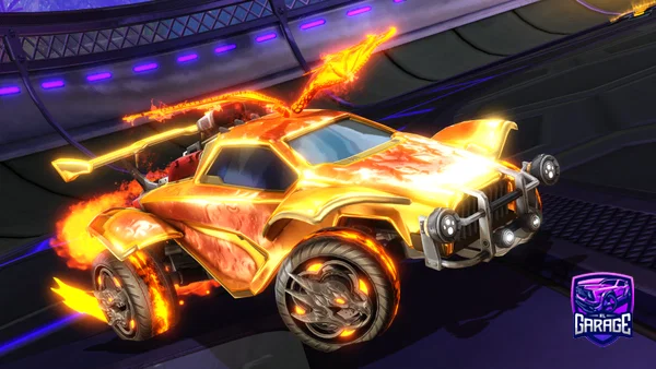 A Rocket League car design from GuestW