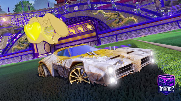 A Rocket League car design from M854