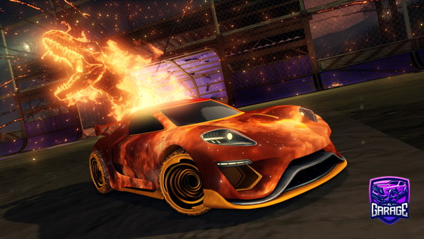 A Rocket League car design from lwhb