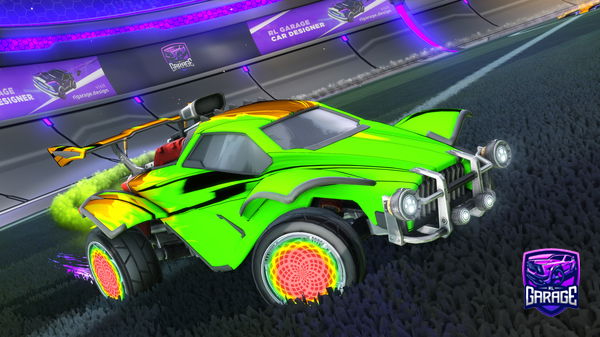 A Rocket League car design from PrimeKay664