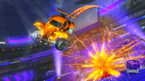 A Rocket League car design from Gan_Crew_