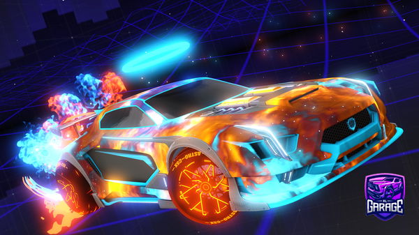 A Rocket League car design from Saiyanprince_PR