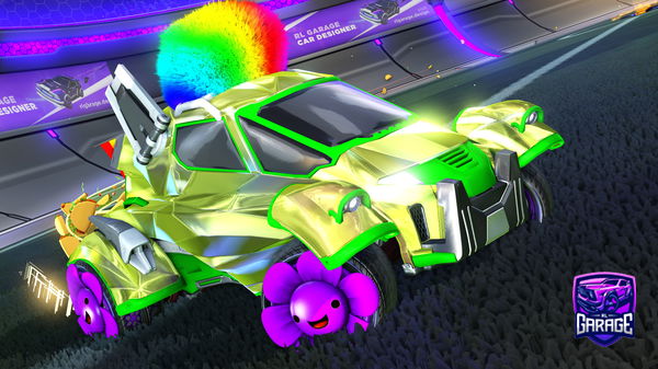 A Rocket League car design from NyroXx_V