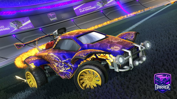 A Rocket League car design from Stenergie