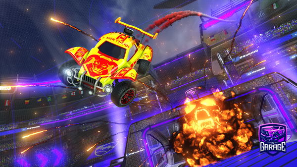 A Rocket League car design from R_2020_king