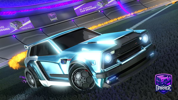 A Rocket League car design from erijaki
