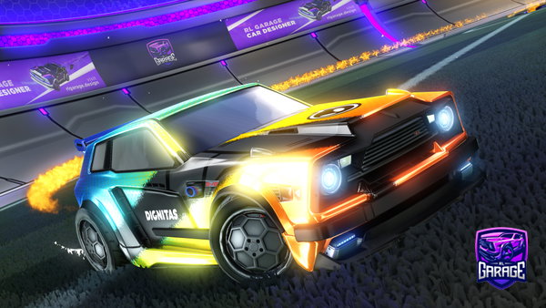 A Rocket League car design from BAZOOKA133