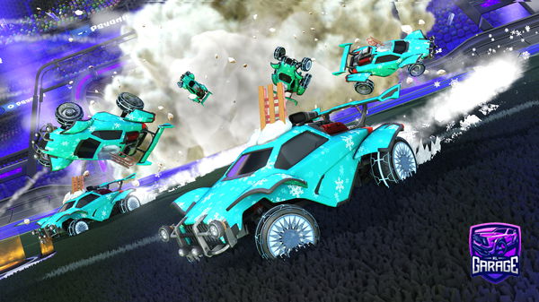 A Rocket League car design from YtTimberedElf132