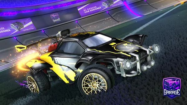 A Rocket League car design from Tipu33