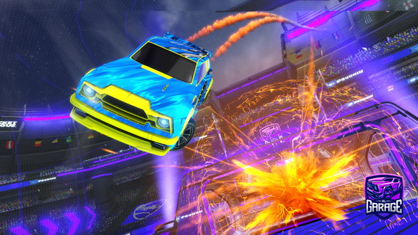 A Rocket League car design from OhNappy