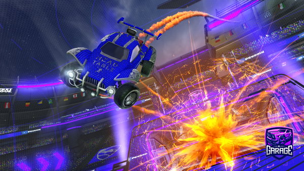 A Rocket League car design from crunktasticzor