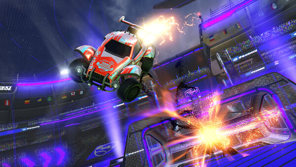 A Rocket League car design from Kexofon